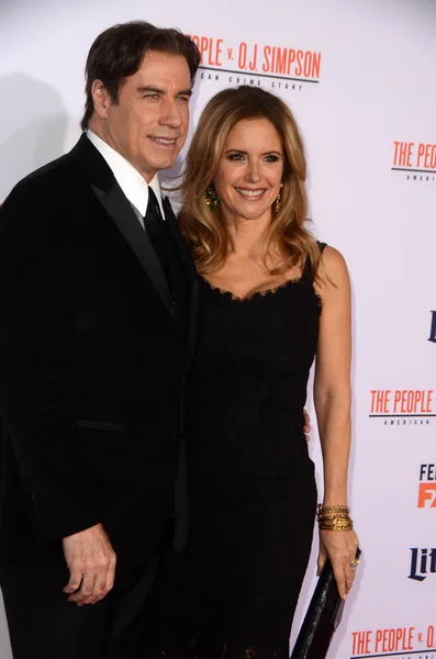 John Travolta, Kelly Preston — Stok fotoğraf