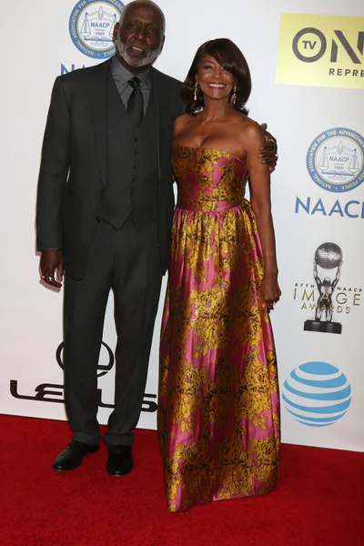 Richard Roundtree, Margaret Avery — Foto Stock