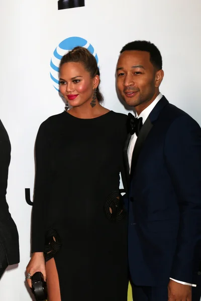 Chrissy Teigen, John Legend — Stock fotografie