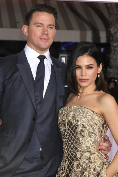 Channing Tatum, Jenna Dewan-Tatum — Fotografia de Stock