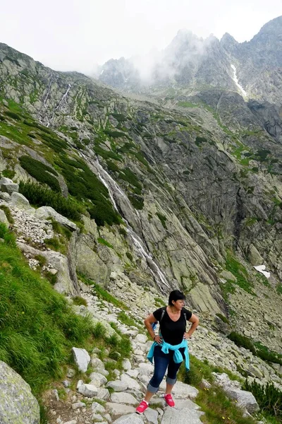 High Tatra Słowacja Lipiec 2019 Hrebienok Stary Smokowiec Tatry Wysokie — Zdjęcie stockowe