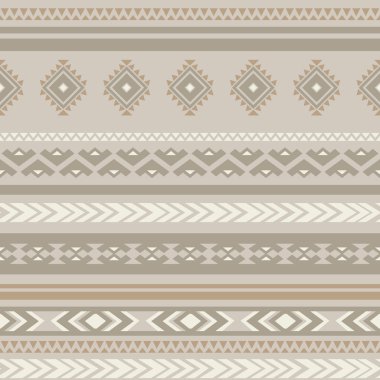 Dikişsiz etnik çizgili süs deseni .