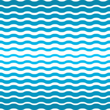 Halftone ile soyut dalga mavi desen . Vektör arka planı .