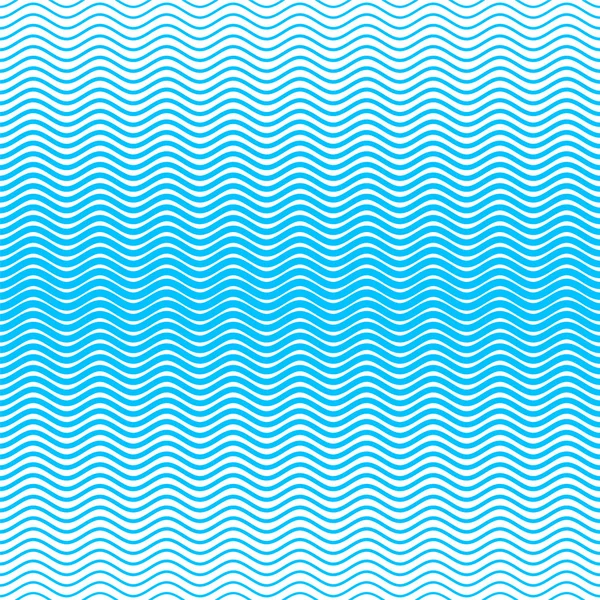 Abstract blue wave seamless pattern . Vector  background . — Stock Vector