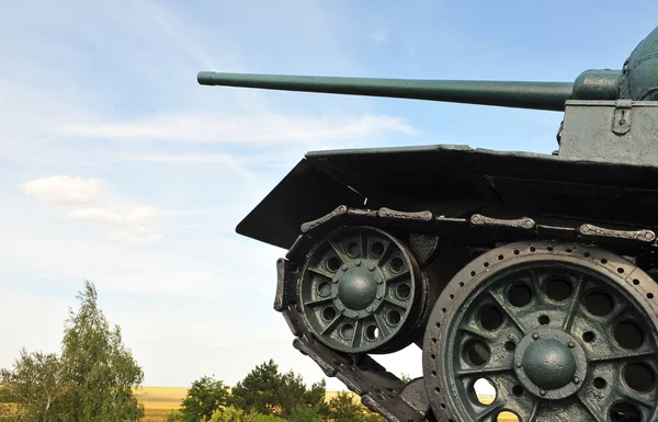 A vanguarda da tecnologia militar. Tanque . — Fotografia de Stock