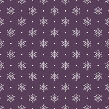 Kış ve Noel teması için kusursuz kar taneleri. Vektör illüstrasyonu.