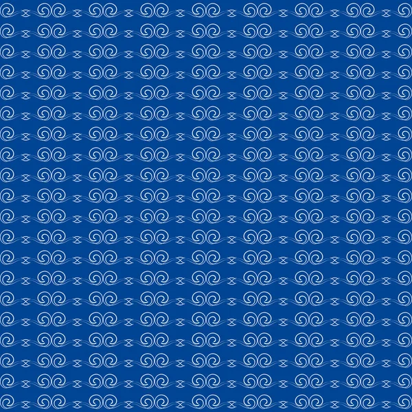 Abstrait fond bleu avec tourbillons — Image vectorielle