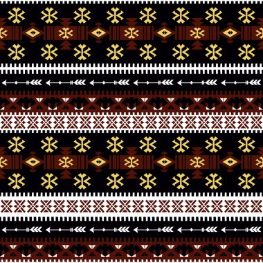 Kabile vektör sorunsuz arka plan. Etnik tarzı. 