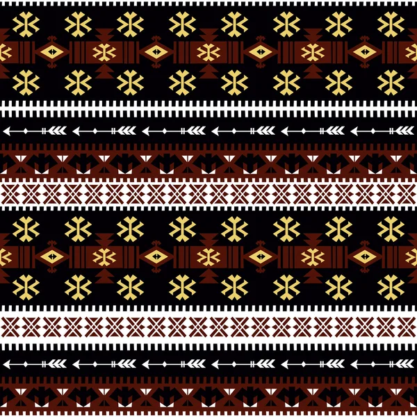 Tribal vector seamless background . Ethnic style. — Stock Vector