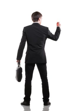 Başarılı ve akıllı bir işadamı hayali metin yazma