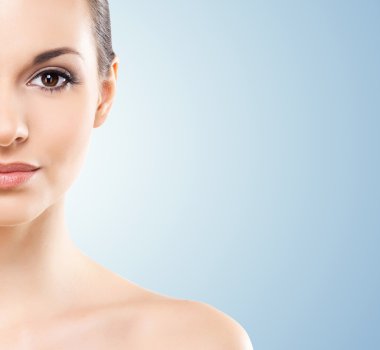 sağlıklı ve seksi kız