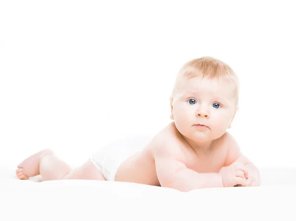 Portrait d'un bébé sourire mignon — Photo