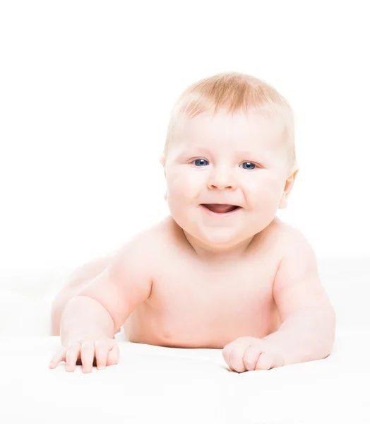 Portrait d'un bébé sourire mignon — Photo