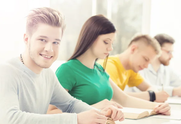 Young and smart students — Stock Photo, Image