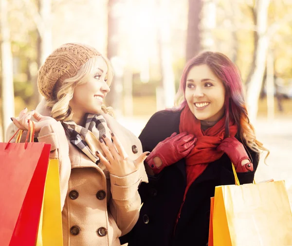 Couple of young women — Stock Photo, Image