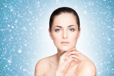 şehvetli kız portre