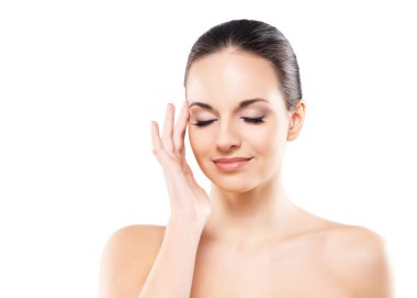 Genç çıplak kadın