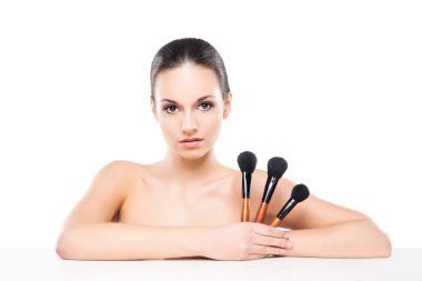 Genç çıplak kadın