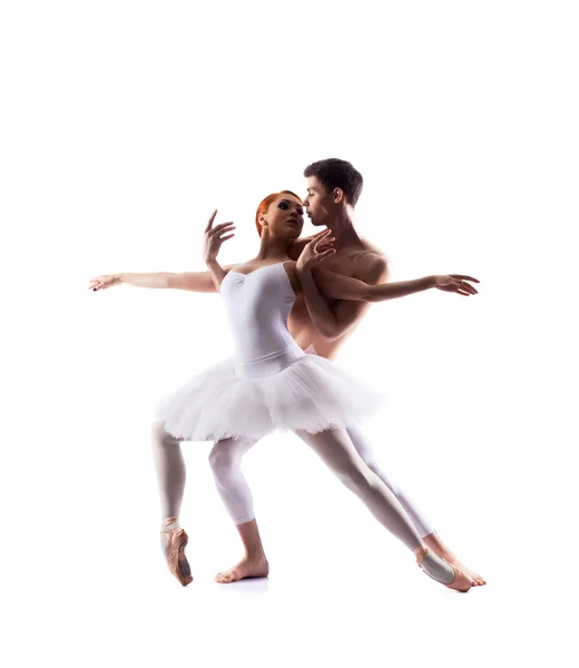 Couple of ballet dancers — Stock Photo, Image