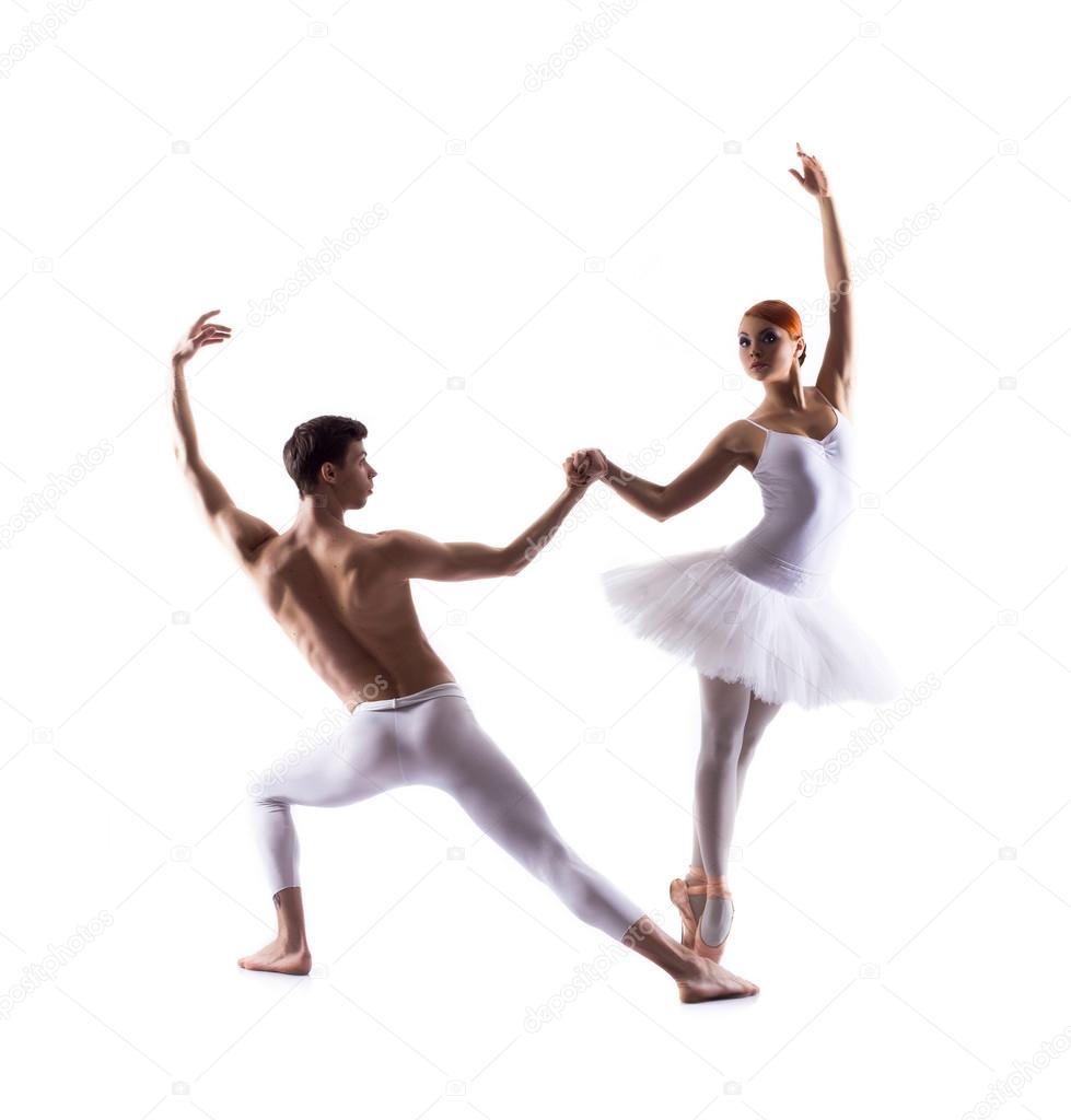 Couple of ballet dancers