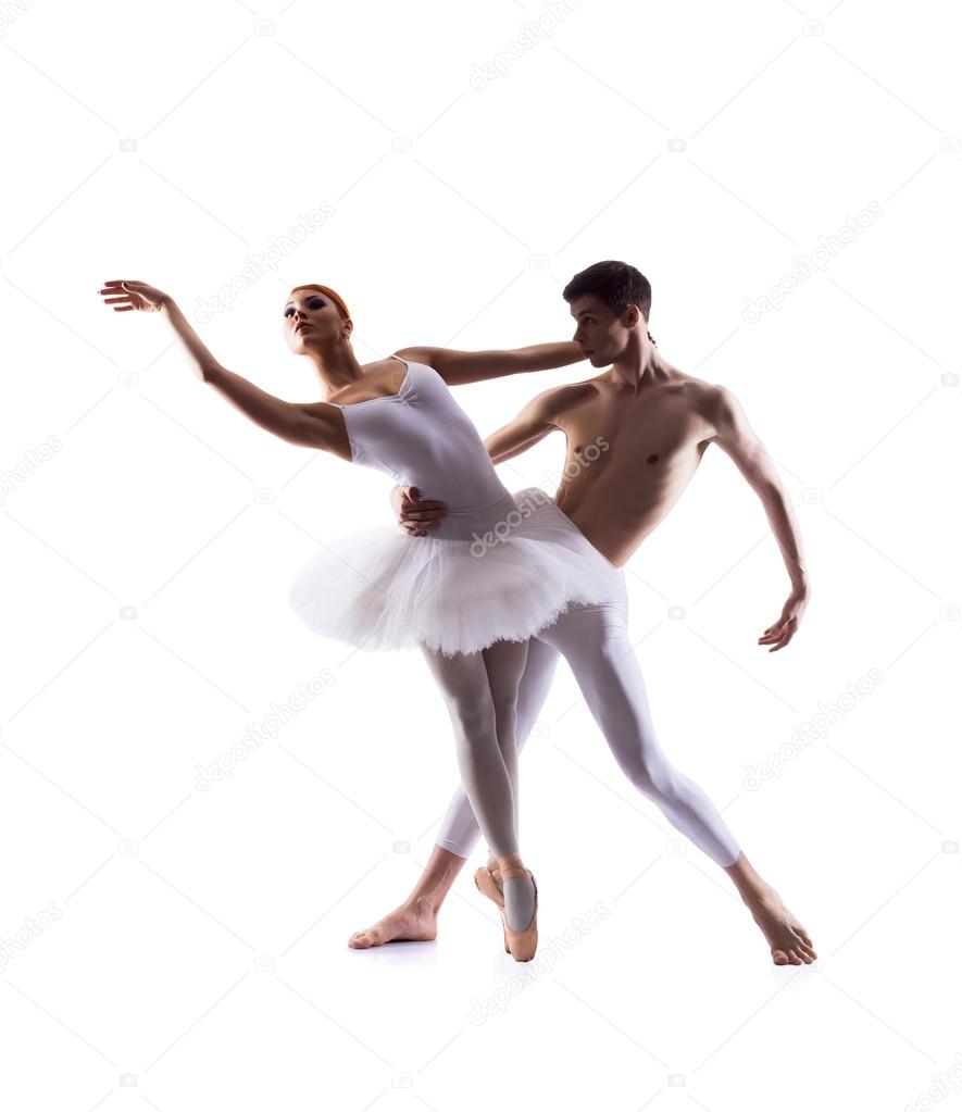 Couple of ballet dancers