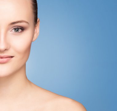 sağlıklı ve seksi kız