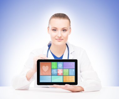Tablet pc ile profesyonel tıp doktoru