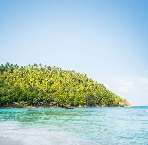 Tropical forest, sea coast and mountains. — Stock Photo, Image