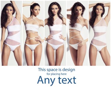 moda model Mayo içinde poz