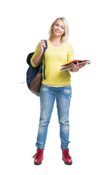 Attractive teenage schoolgirl — Stock Photo, Image