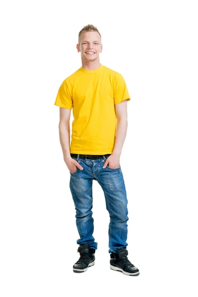 Teenage boy isolated — Stock Photo, Image