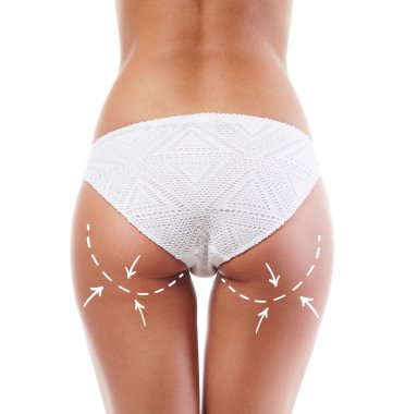 Seksi kadın bedeni ile okları