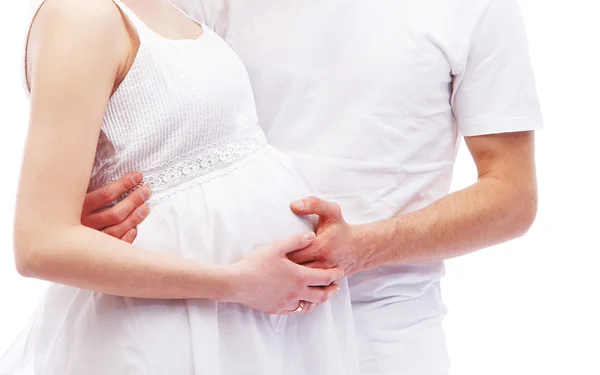 Pregnant mother and father — Stock Photo, Image