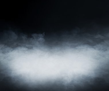 Smoke over black background clipart