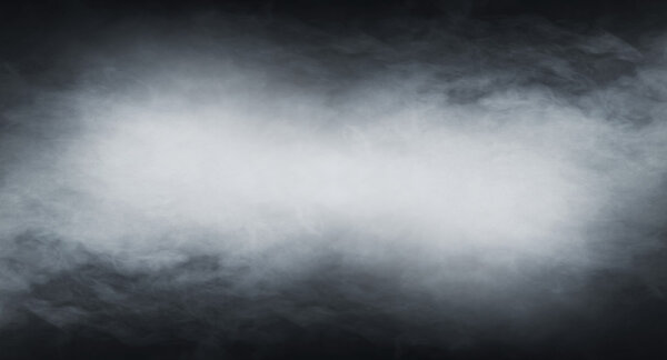 Smoke  over black background