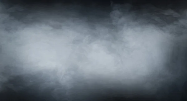 Smoke  over black background — Stock Photo, Image