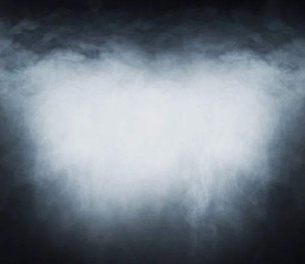 Smoke over black background — Stock Photo, Image