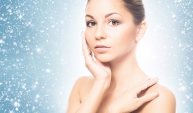 Genç ve sağlıklı kız yüzü