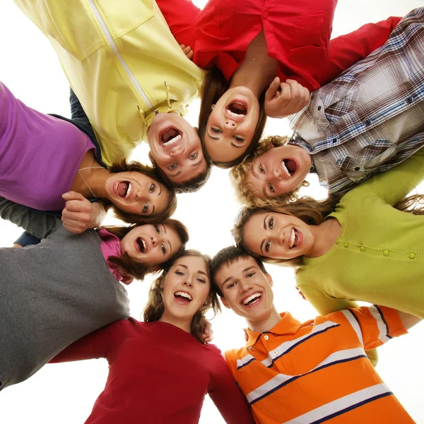 Sonrientes adolescentes felices —  Fotos de Stock