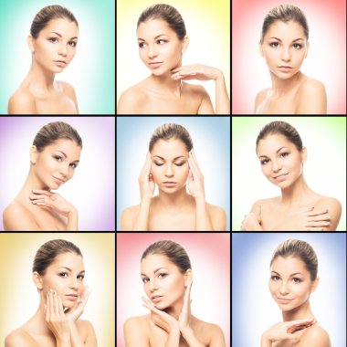 Kız orgazm farklı duyguların ile kolaj