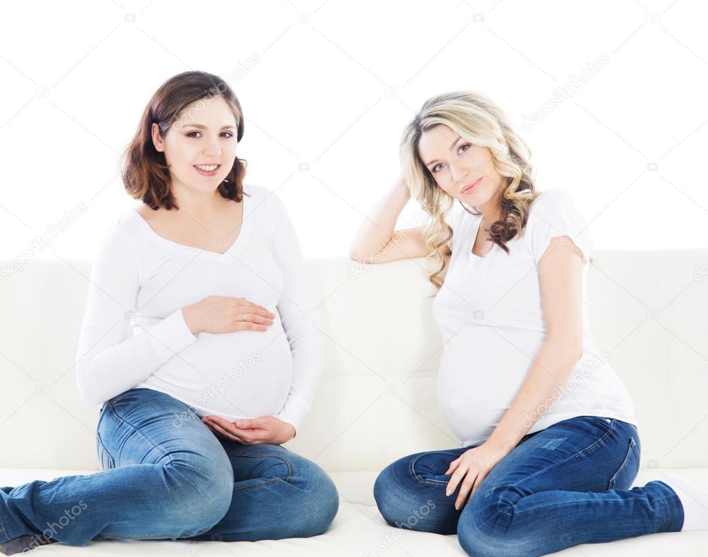 Two Pregnant Women – Telegraph