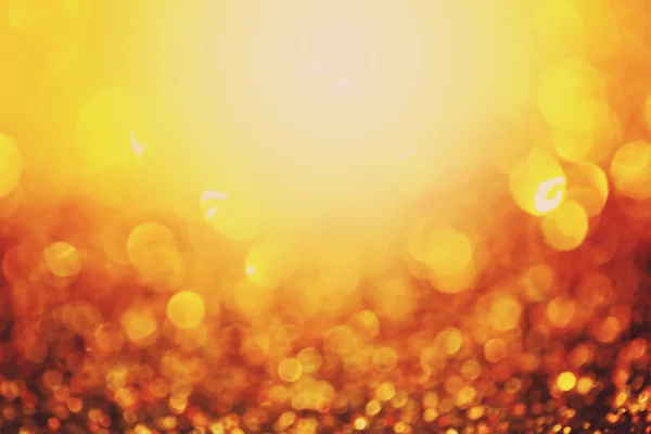 Oro luci sfocate sfondo — Foto Stock