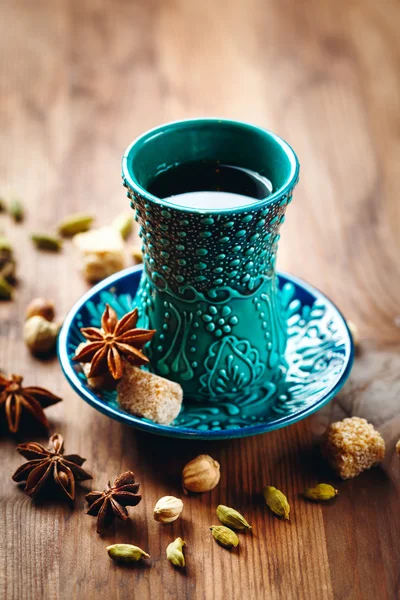 Tea or Different Drink with Spices — Stock Photo, Image