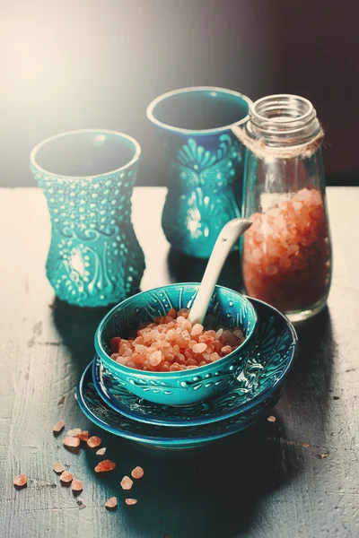 Turkiska porslin. Himalaya Pink Salt. — Stockfoto