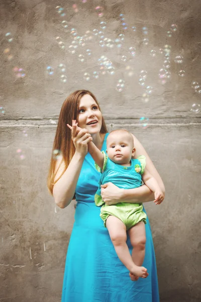 Mother Playing with Her Child — Stock Photo, Image