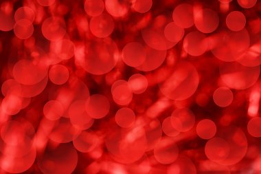 Kırmızı arka plan ile Bokeh 