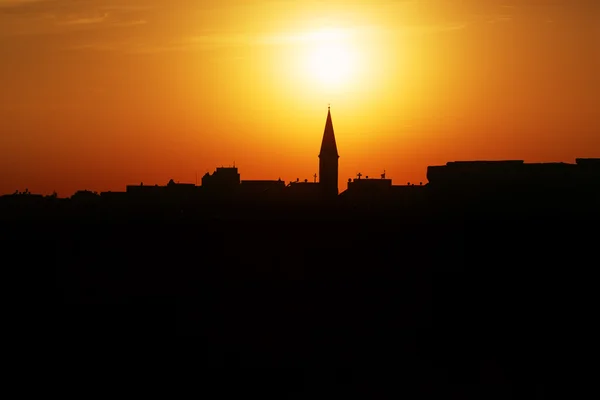 Skyline de uma cidade de Akko, Israel — Fotografia de Stock