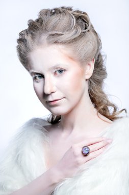 glamour christmas makyaj güzel kız