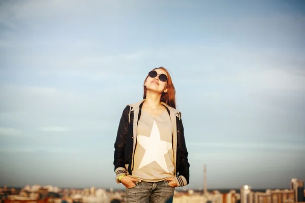 Fashion portrait of young sensual woman — Stock Photo, Image