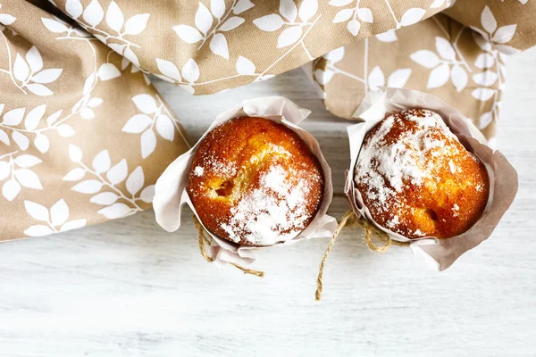 Bolinho caseiro fresco para o café da manhã — Fotografia de Stock